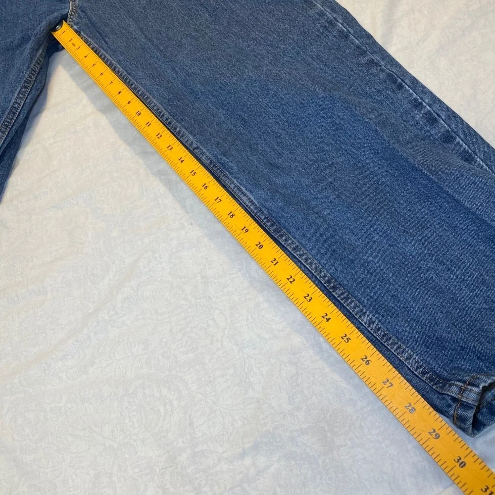 Levi's 550 Relaxed Fit Jeans Mens 38x30 Blue Denim Red Tab 00550-4891